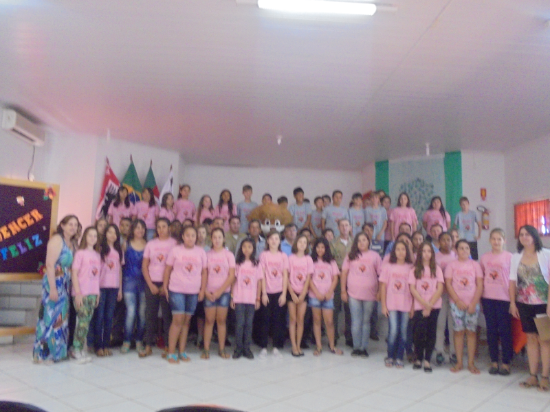 FORMATURA DO PROERD NA ESCOLA SANTO ANTÔNIO.